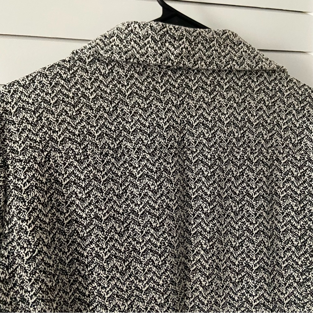 DressBarn Woven Chevron Business Button Suit Jacket Size 20 - Picture 7 of 7